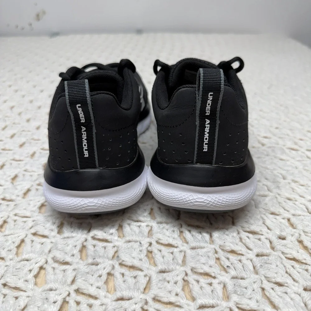 Under Armour Charged Assert Running Shoes Men's Size 10 Black White